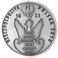10 zł Ag 70. rocznica zbrodni katyńskiej