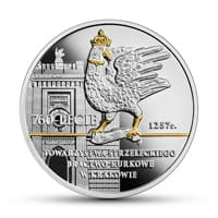 10 zł Ag 760-lecie Towarzystwa Strzeleckiego Bractwo Kurkowe w Krakowie 2018 r.