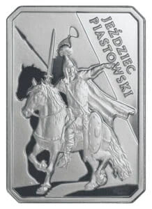 10 zł Ag Historia Jazdy Polskiej - Jeździec piastowski 2006 r.