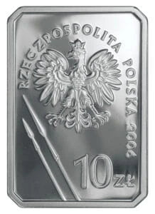 10 zł Ag Historia Jazdy Polskiej - Jeździec piastowski 2006 r.