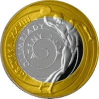 10 zł Ag Igrzyska XXVIII Olimpiady – Ateny Platerowana 2004 r.