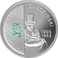 10 zł Ag Konstanty Ildefons Gałczyński 2005 r.