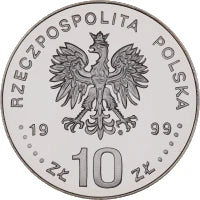 10 zł Ag Poczet królów i książąt polskich Władysław IV Waza 1999 r.