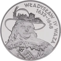 10 zł Ag Poczet królów i książąt polskich Władysław IV Waza 1999 r.