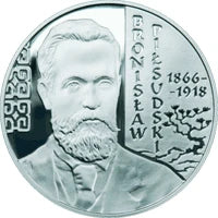10 zł Ag Polscy Podróżnicy i Badacze - Bronisław Piłsudski (1866-1918) 2008 r.