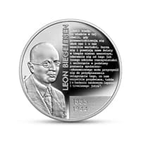 10 zł Ag Wielcy polscy ekonomiści – Leon Biegeleisen 2022 r.