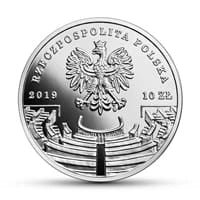 10 zł Ag Wielcy polscy ekonomiści – Roman Rybarski 2019 r.