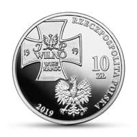 10 zł Ag Wyprawa wileńska 2019 r.