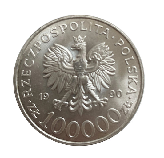 Polska 100 000 zł Solidarność 1990 r.