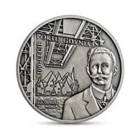 20 zł Ag 100-lecie Portu Gdynia 2022 r.