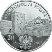 20 zł Ag Zabytki kultury materialnej w Polsce Miasto średniowieczne w Toruniu