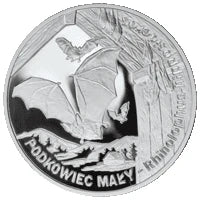 20 zł Ag Zwierzęta świata - Podkowiec mały 2010 r.