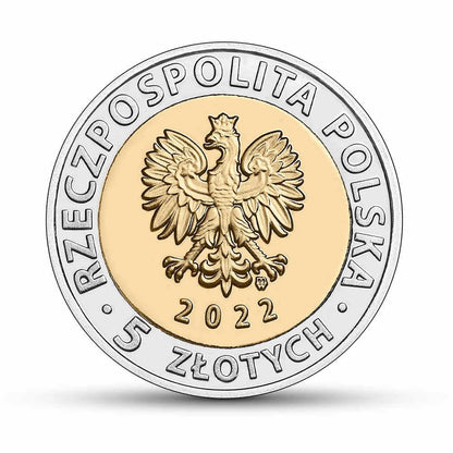 Moneta 5 zł Odkryj Polskę 2022 r. – Klasztor pobenedyktyński na Świętym Krzyżu