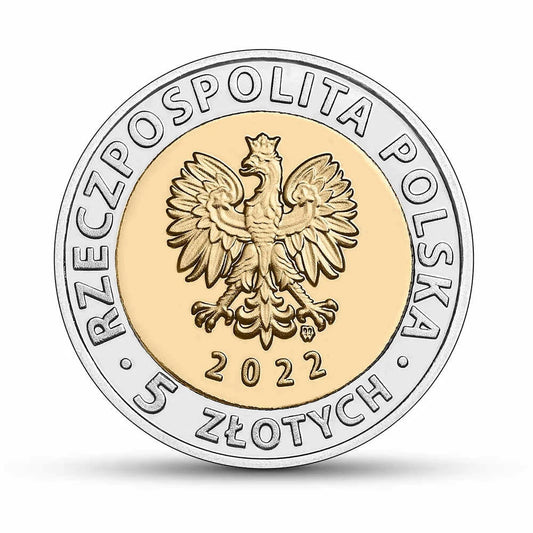 Moneta 5 zł Odkryj Polskę 2022 r. – Klasztor pobenedyktyński na Świętym Krzyżu