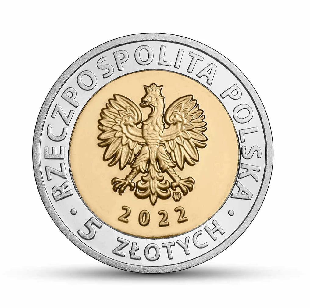 Moneta 5 zł Odkryj Polskę 2022 r. – Zamek w Mosznej