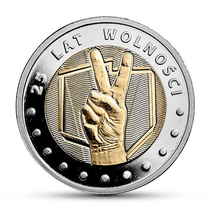 5 zł Odkryj Polskę 2014 r. - 25 lat wolności