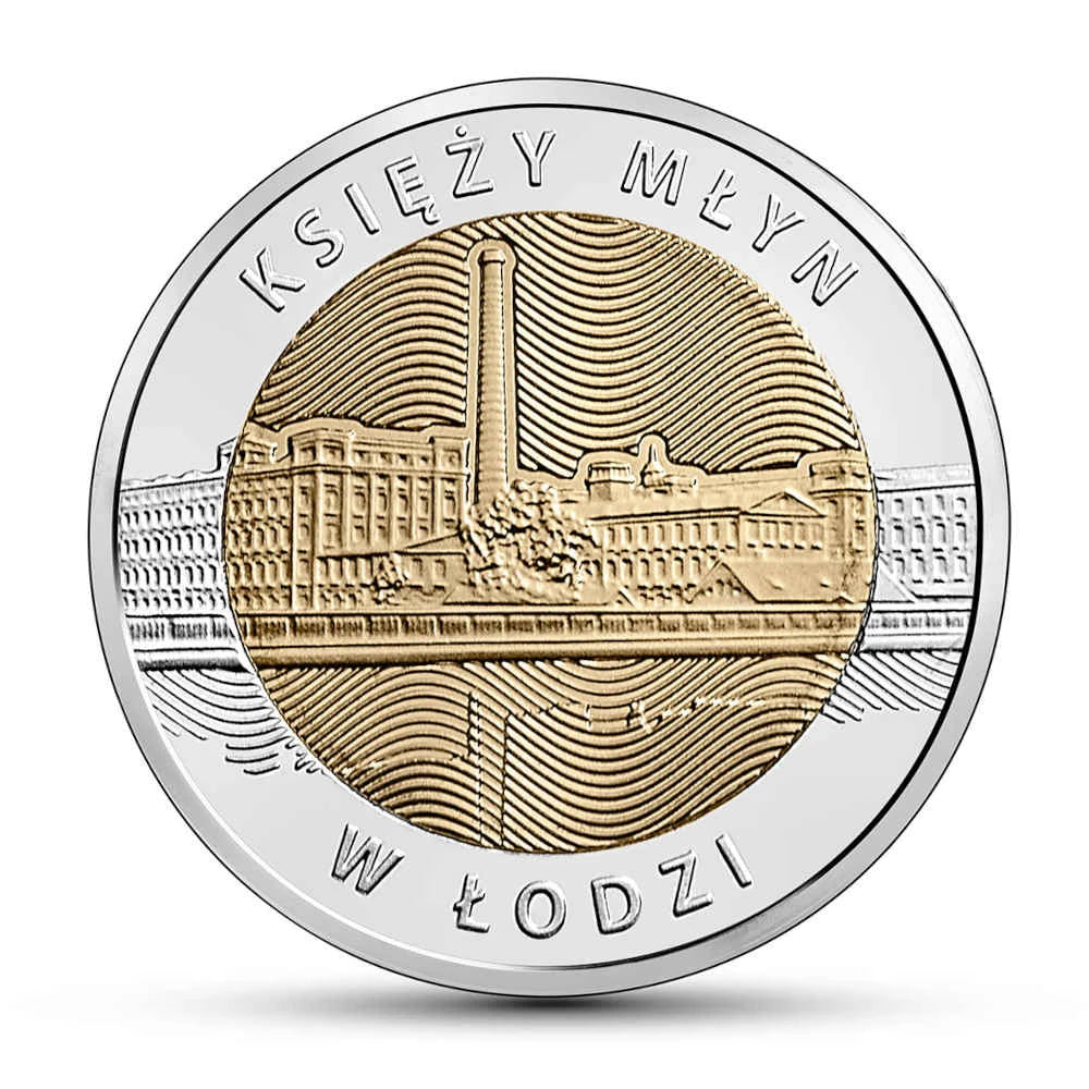 5 zł Odkryj Polskę 2016 r. - Księży Młyn w Łodzi