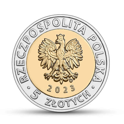 Moneta 5 zł Odkryj Polskę 2023 r. – Kanał Żeglugowy przez Mierzeję Wiślaną