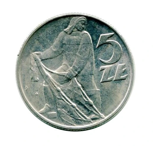5 zł Rybak 1974 r.