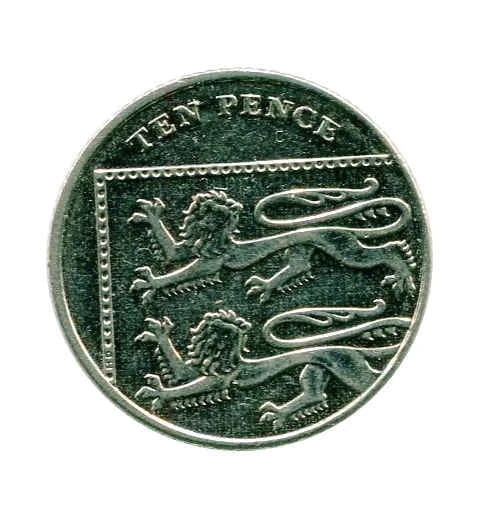 Moneta Anglia 10 Pensów ( różne roczniki )
