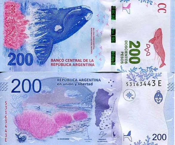 Argentyna 200 Pesos 2018 r. UNC