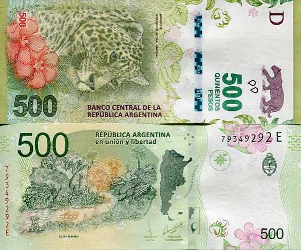 Argentyna 500 Pesos 2016 r. UNC