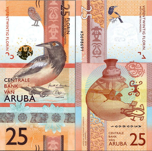 Aruba 25 Florin 2019 r. UNC
