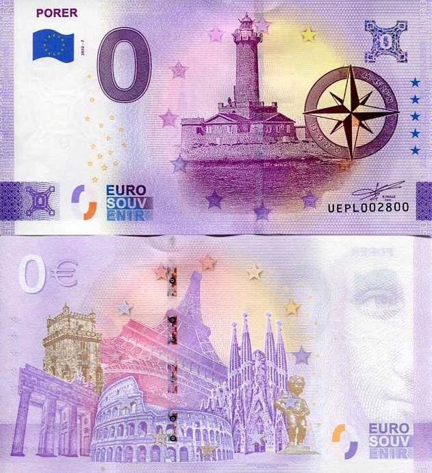 Banknot 0 Euro Niemcy - Porer