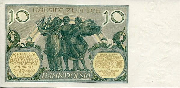 Banknot Polska 10 Złotych 1929 r. FI