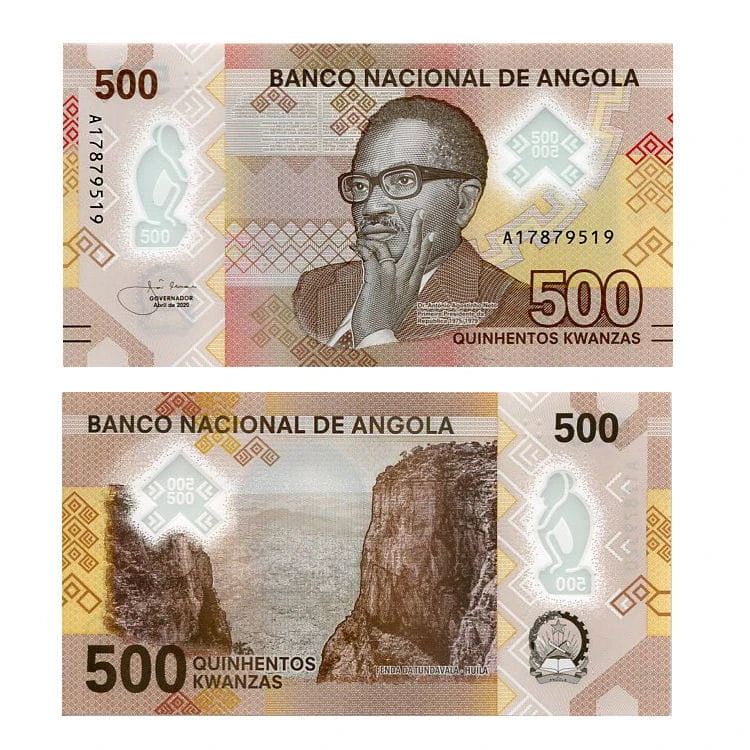 Angola 500 Kwanzas 2020 r. Polimer UNC