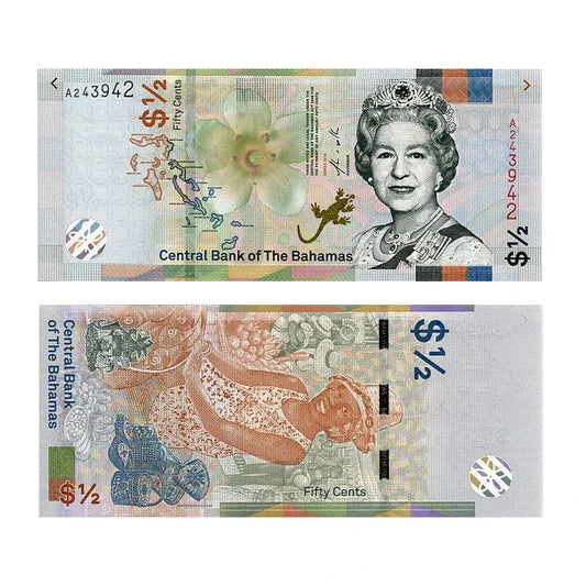Bahamy 1/2 Dollar 2019 r. UNC