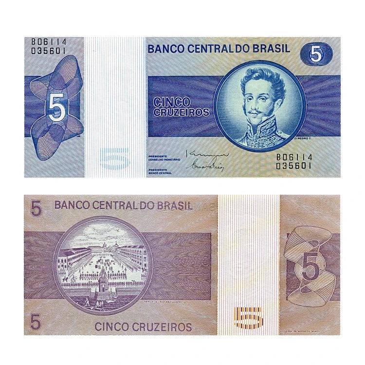 Brazylia 5 Cruzeiros 1980 r. UNC