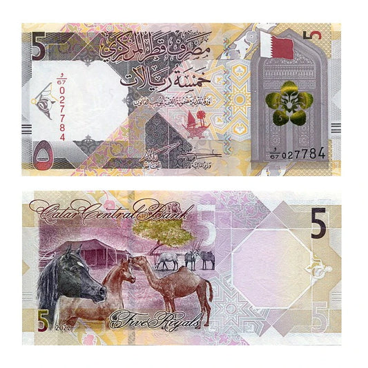 Katar 5 Rial 2022 r. UNC