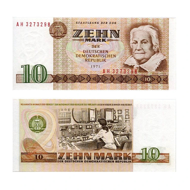 Niemcy NRD 10 Mark 1971 r. UNC