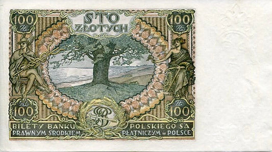 Banknot Polska 100 Złotych 1934 r. CZ