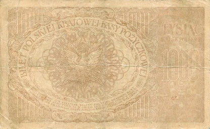 Banknot Polska 1000 Marek Polskich 1919 r. C
