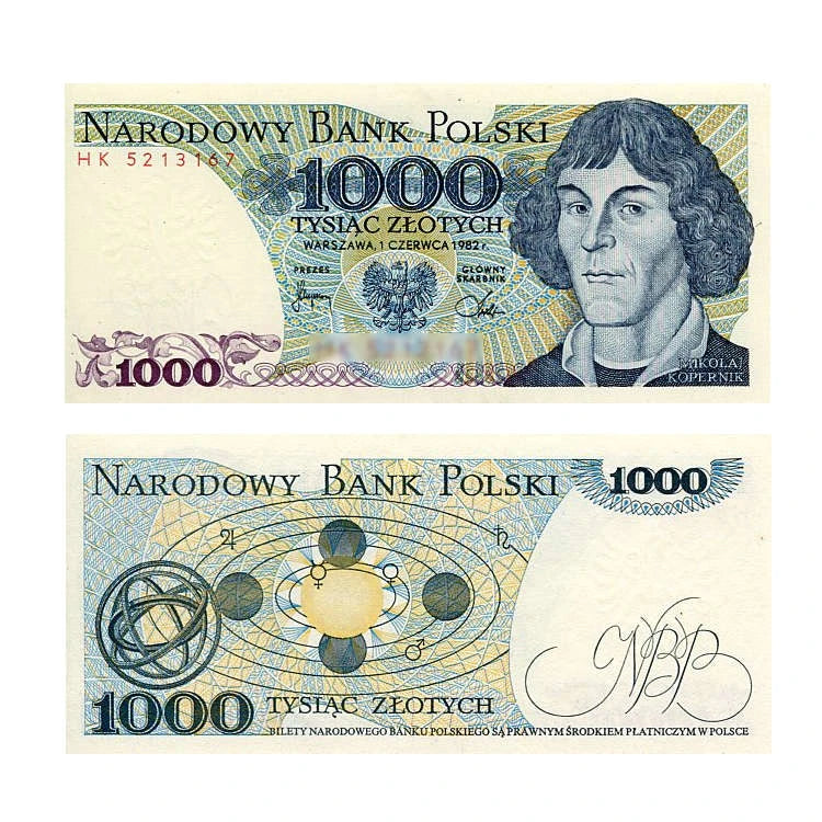 Banknot Polska 1000 zł 1982 r. HK