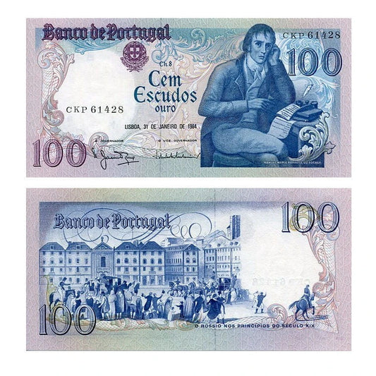 Portugalia 100 Escudos 1984 r. UNC