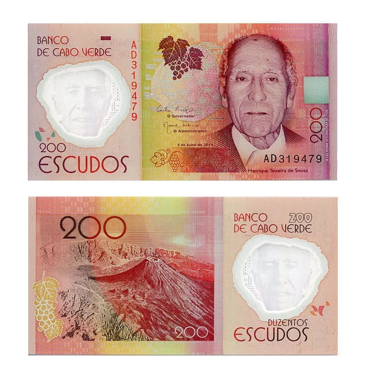 Wyspy Zielonego Przylądka 200 Escudos 2014 r. Polimer UNC
