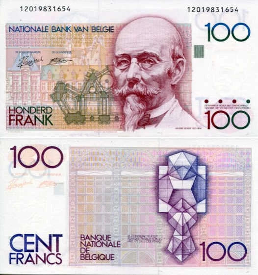 Belgia 100 Francs 1982 r. UNC