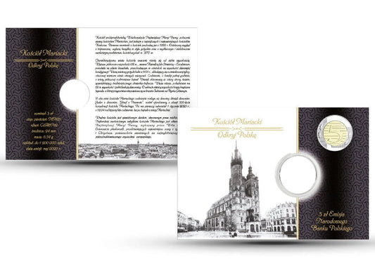 Blister na monetę 5 zł Odkryj Polskę – Kościół Mariacki