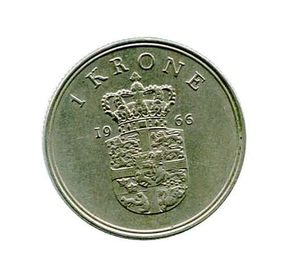 Moneta Dania 1 Korona ( różne roczniki )