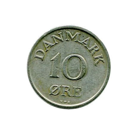 Moneta Dania 10 Ore ( różne roczniki )