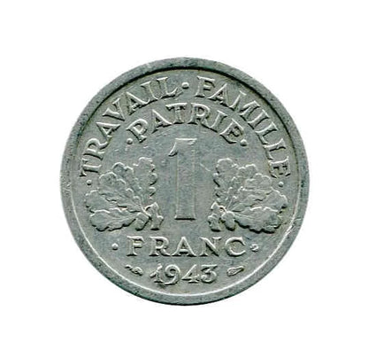 Moneta Francja 1 Franc ( różne roczniki )