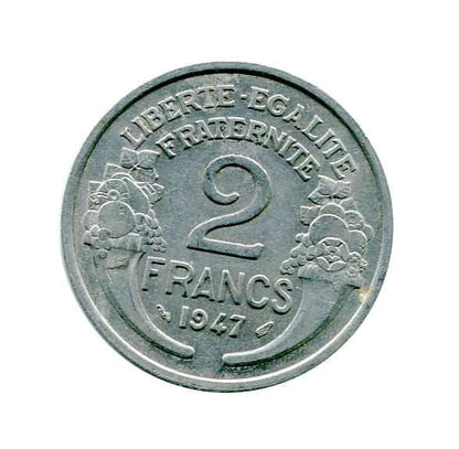 Moneta Francja 2 Francs ( różne roczniki )