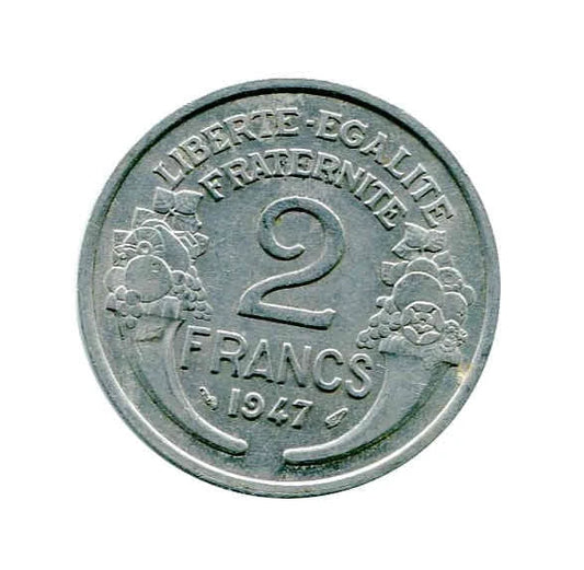 Moneta Francja 2 Francs ( różne roczniki )