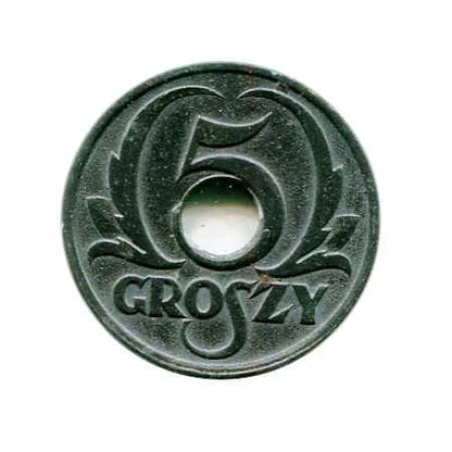 Generalne Gubernatorstwo 5 Groszy 1939 r.