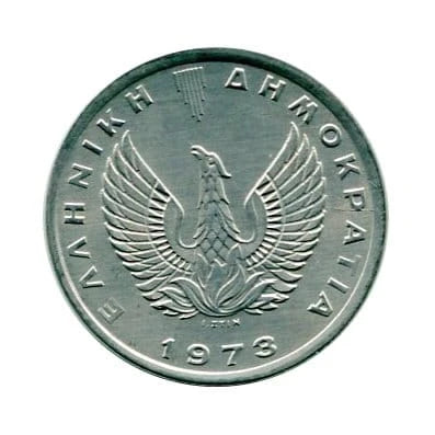 Moneta Grecja 20 Lepta 1973 r.