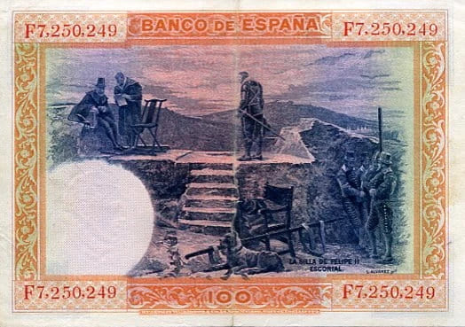 Hiszpania 100 Pesetas 1925 r. F