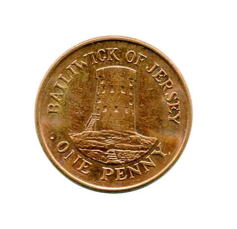 Moneta Jersey 1 Penny ( różne roczniki )